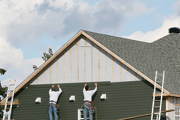 Professional Storm Damage Siding Repair technician working in Plainfield, NJ